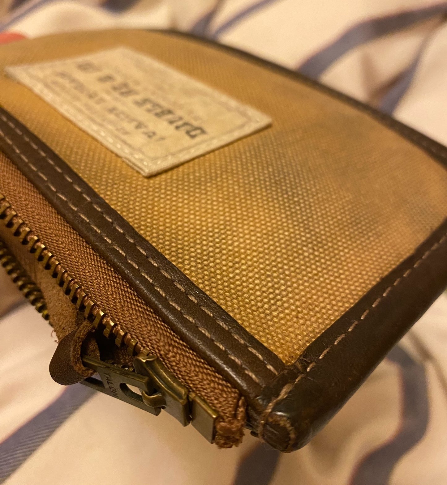 RRL Vintage Military Canvas Wallet