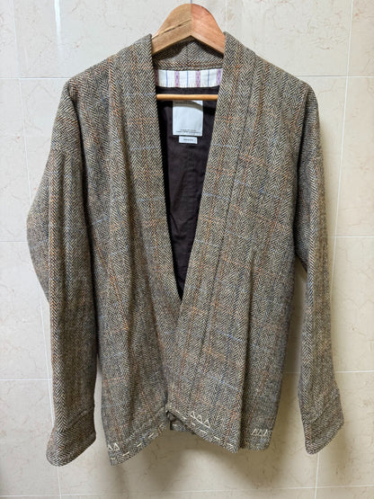 visvim sanjuro harris tweed jacket