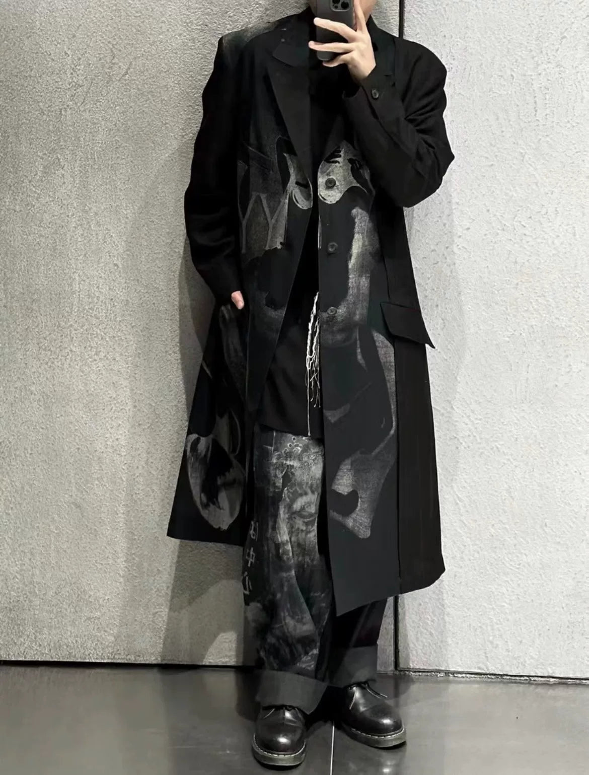 Yohji Yamamoto 2023 SS Linen Totem Coat