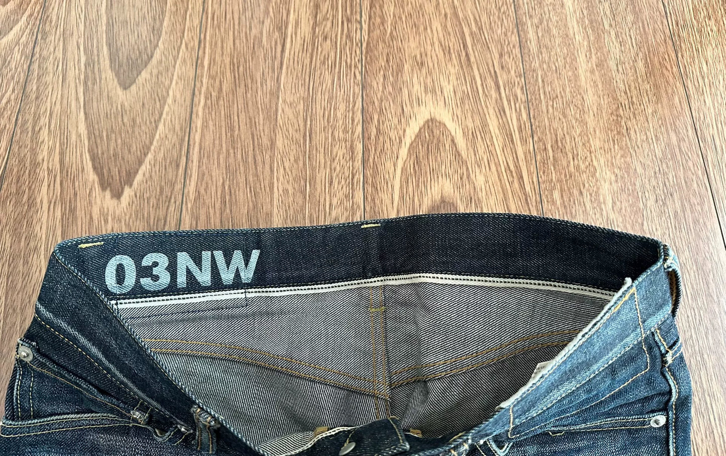 VISVIM Social Sculpture Non-Washed Jeans