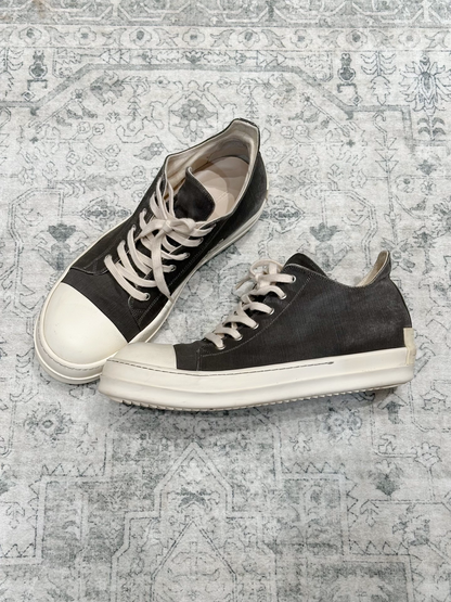 Rick Owens x Converse Gray Canvas Low Top