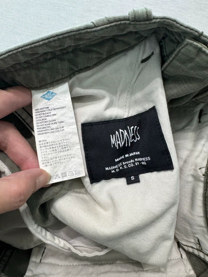 vintage water-washed utility cargo pants