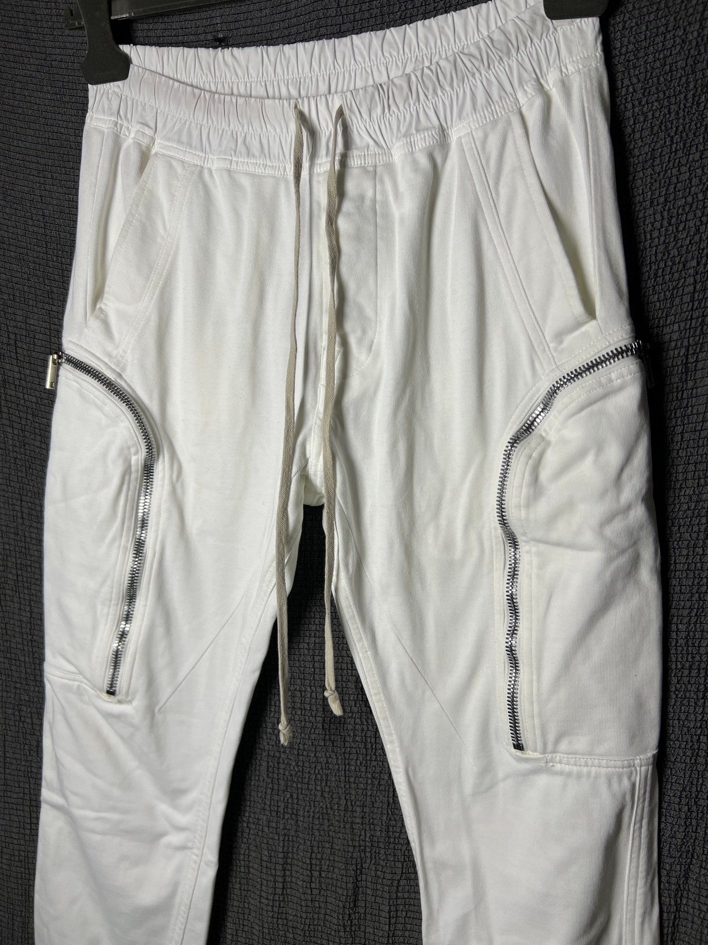 Rick Owens 20ss White Cargo Jogger Pants