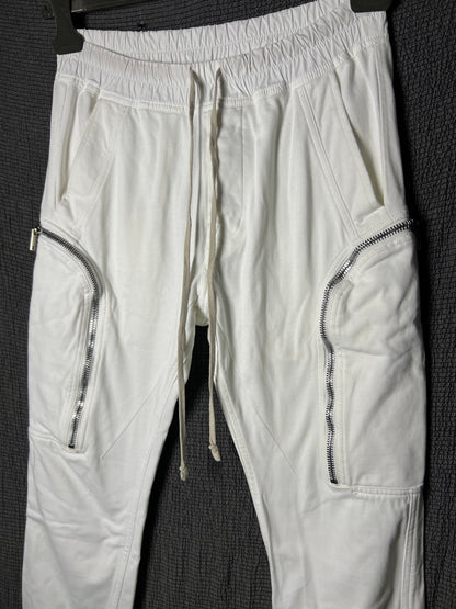 Rick Owens 20ss White Cargo Jogger Pants