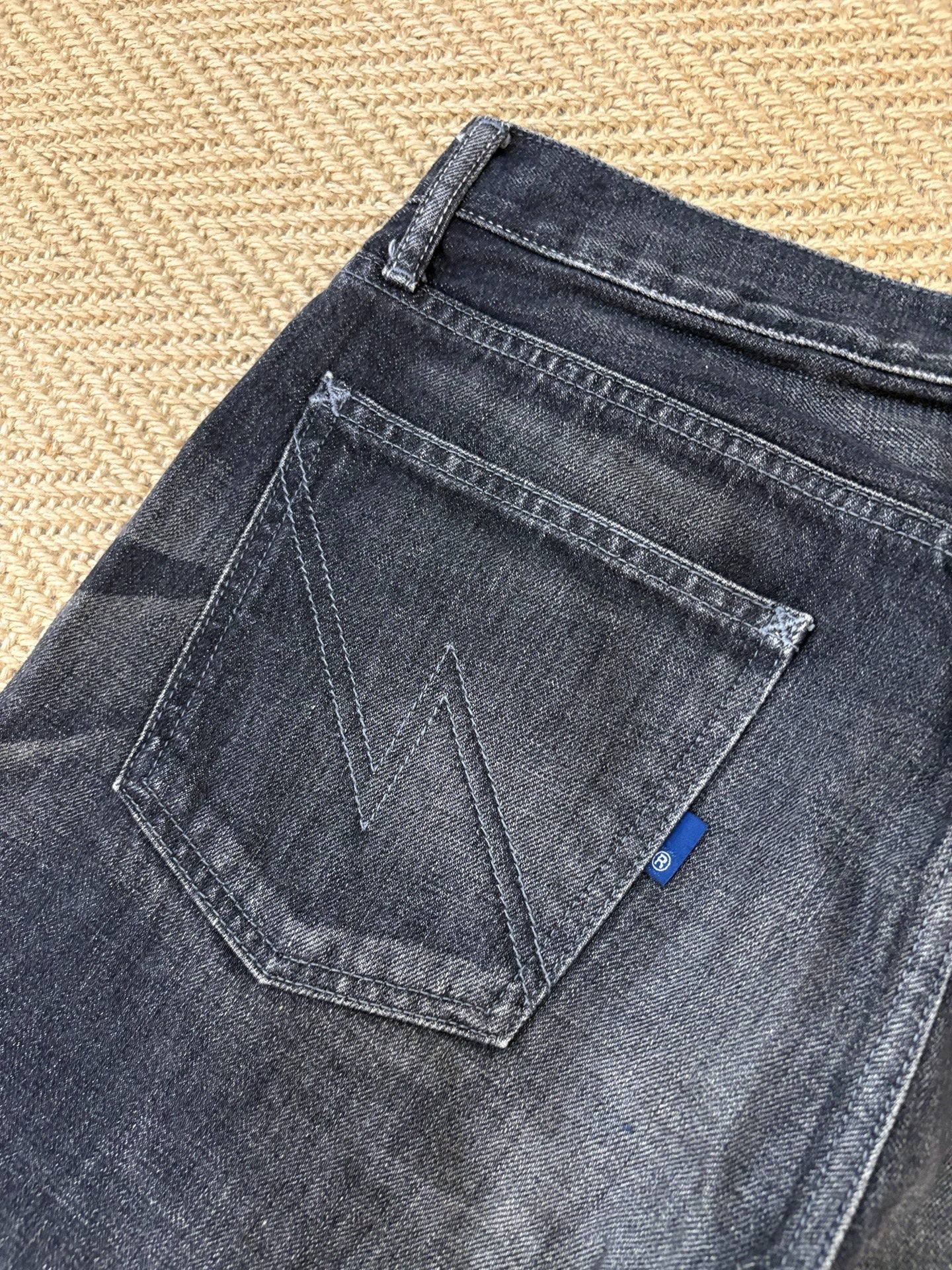 Neighborhood 07EX Distressed Wash Narrow Jeans