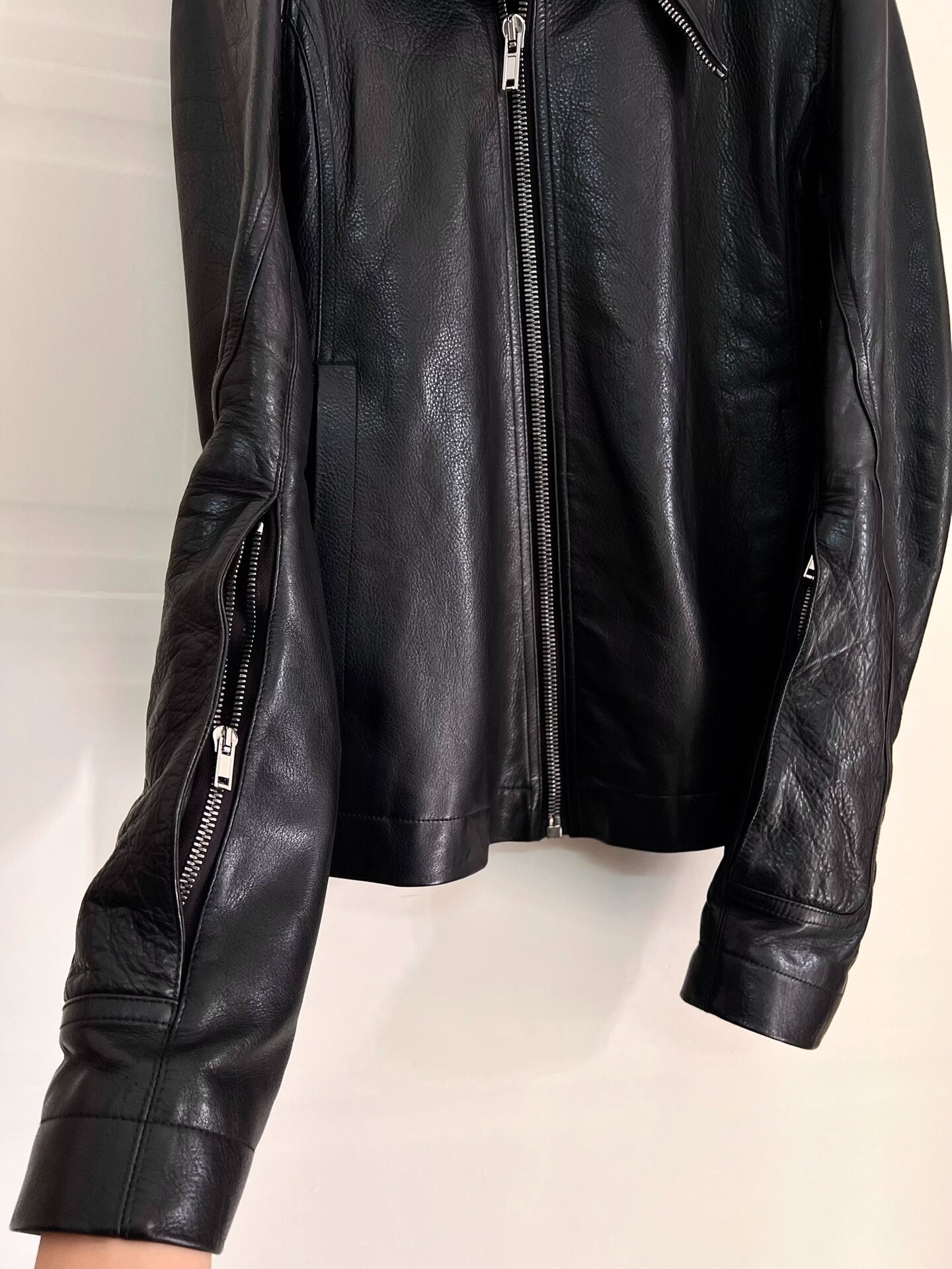 Rick Owens Bauhaus Mollino Leather Jacket