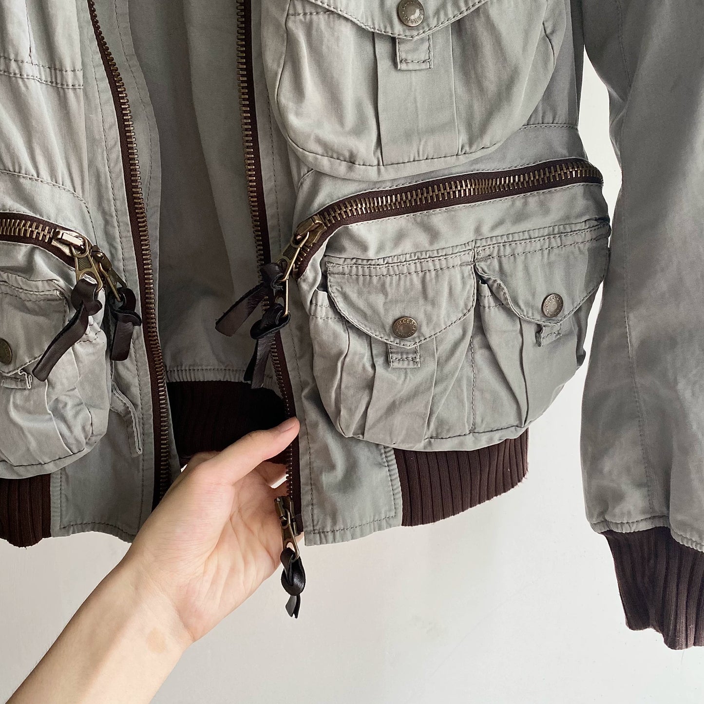 dolce & gabbana archive cargo bomber jacket