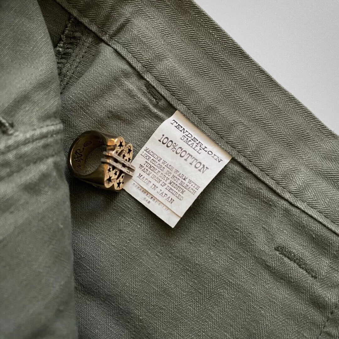 Tenderloin K-7 Fishbone Pattern Military Pants