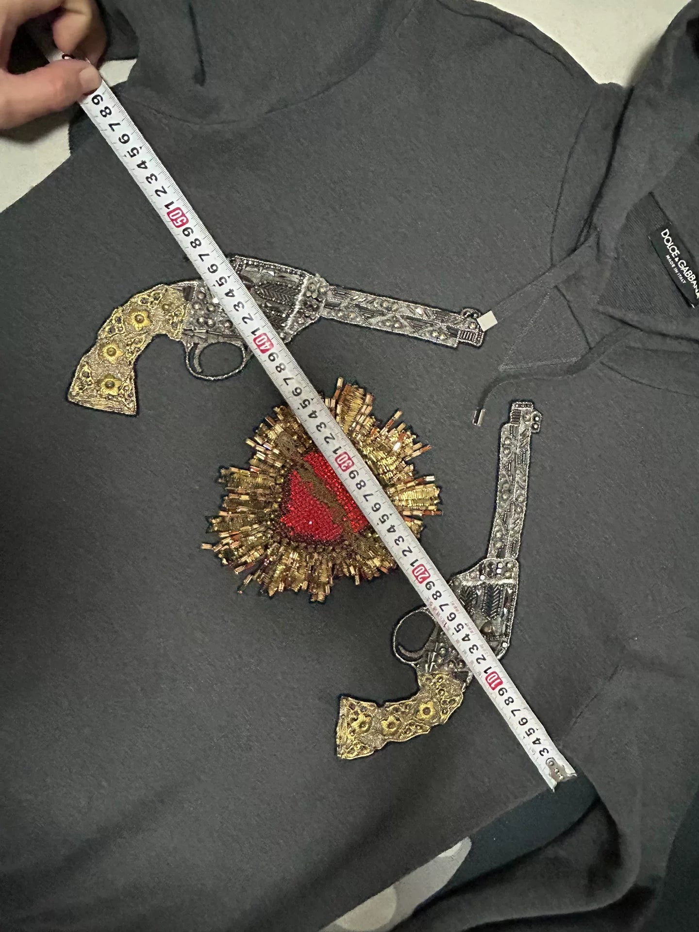 Dolce&Gabbana Embroidered Hoodie Sweater