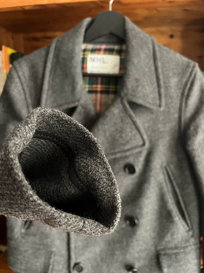 gray wool coat by margaret howell