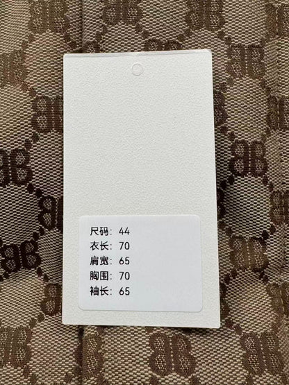 balenciaga gucci patterned puffer jacket size 44