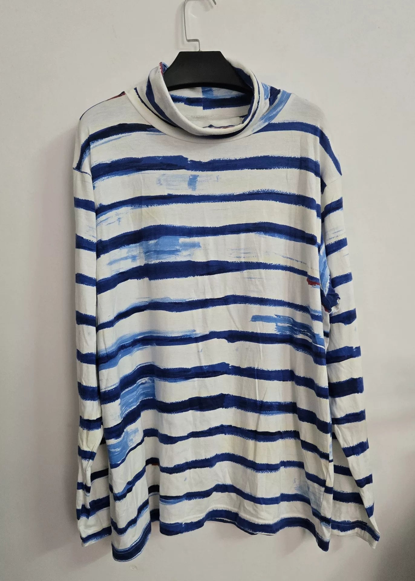 Porter Classic Watercolor Turtleneck Top