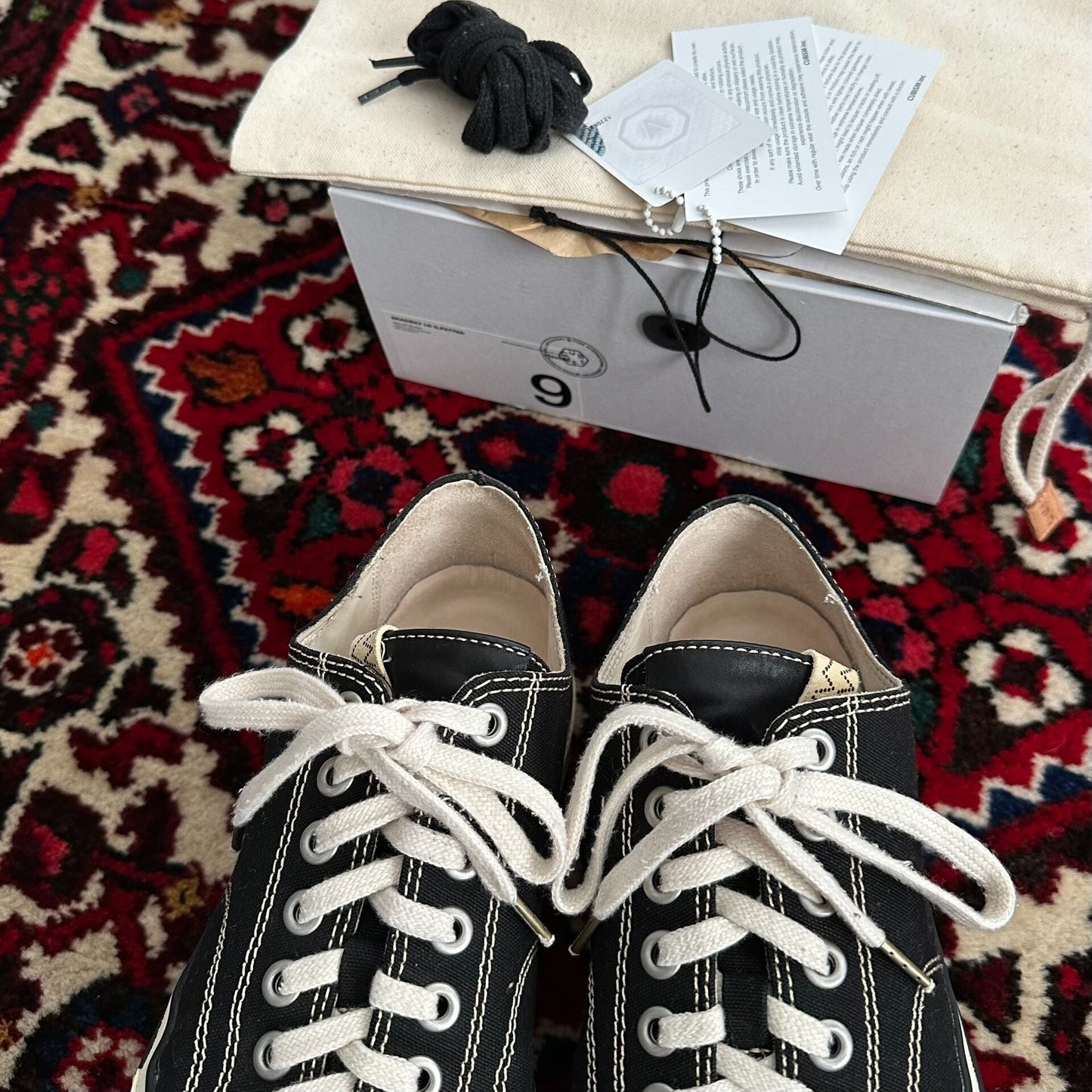 Visvim Skagway Canvas Sneakers Size 9