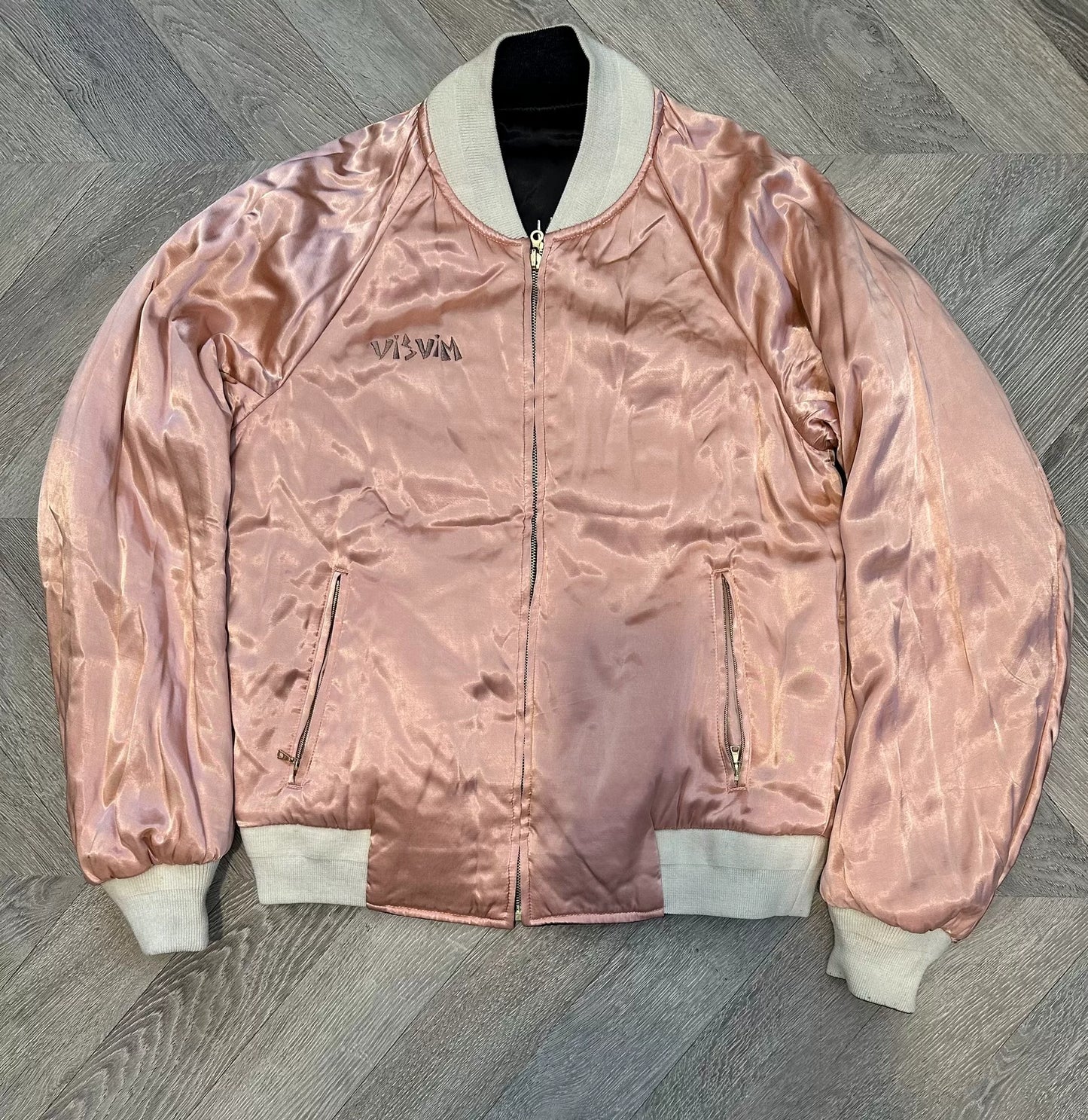 visvim Douglas Jacket in Black and Pink