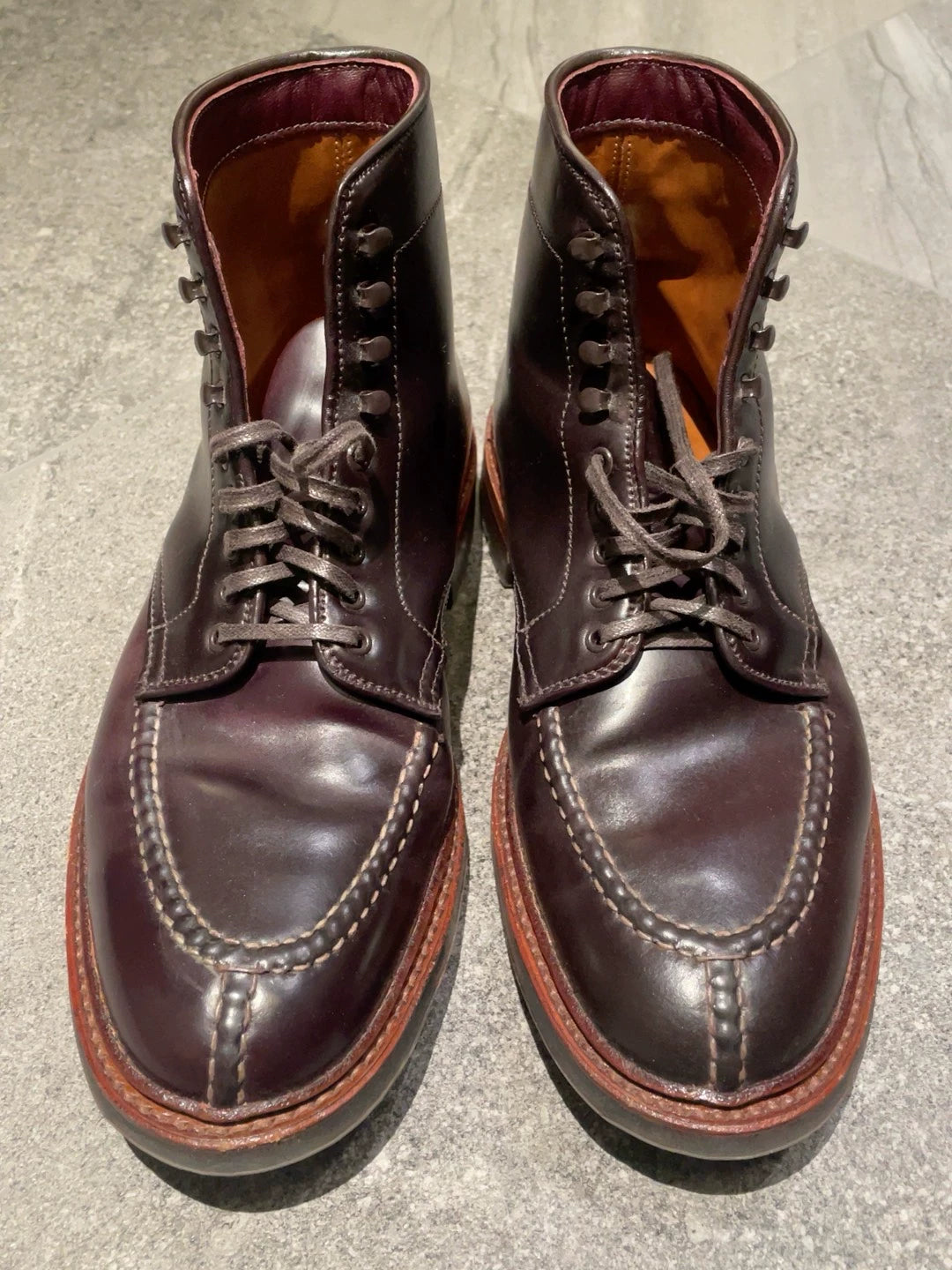 Alden Tanker Boots with Dogtooth Sole