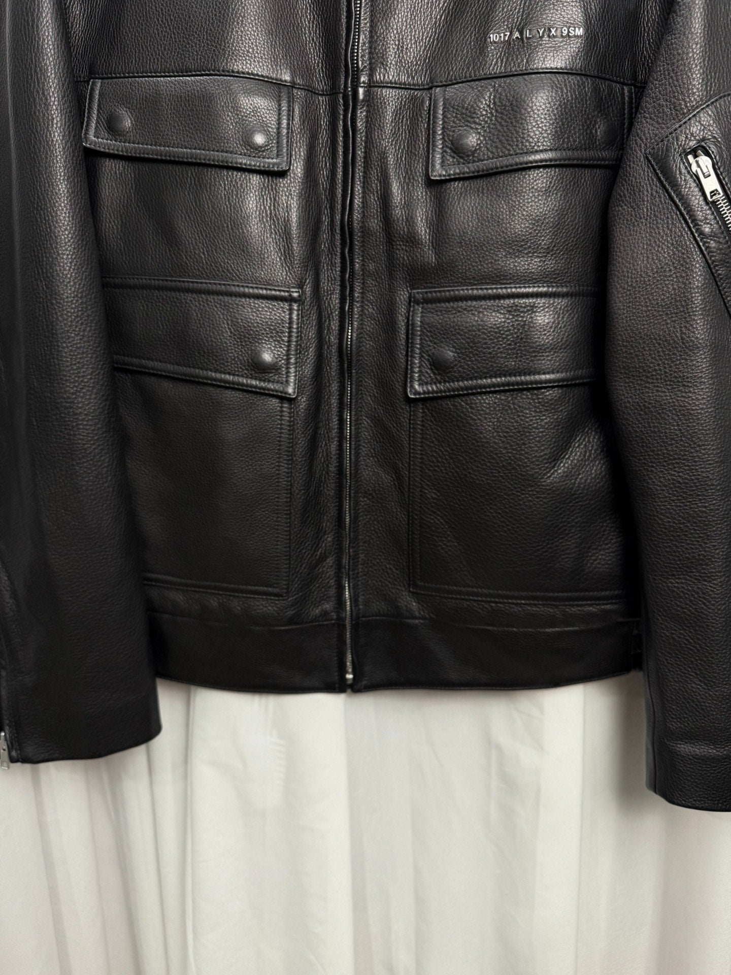 Alyx 20AW Four-Pocket Police Leather Jacket