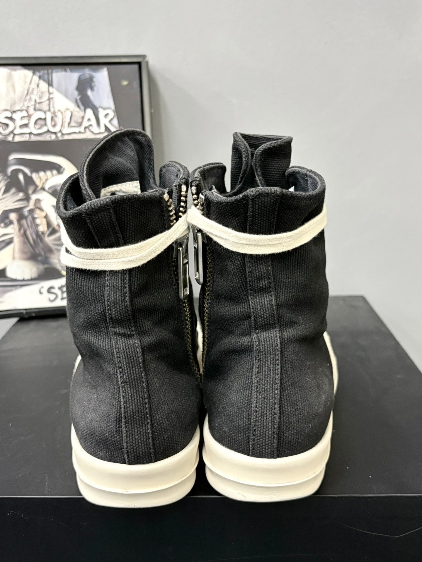 Rick Owens Drkshd Canvas High-Top