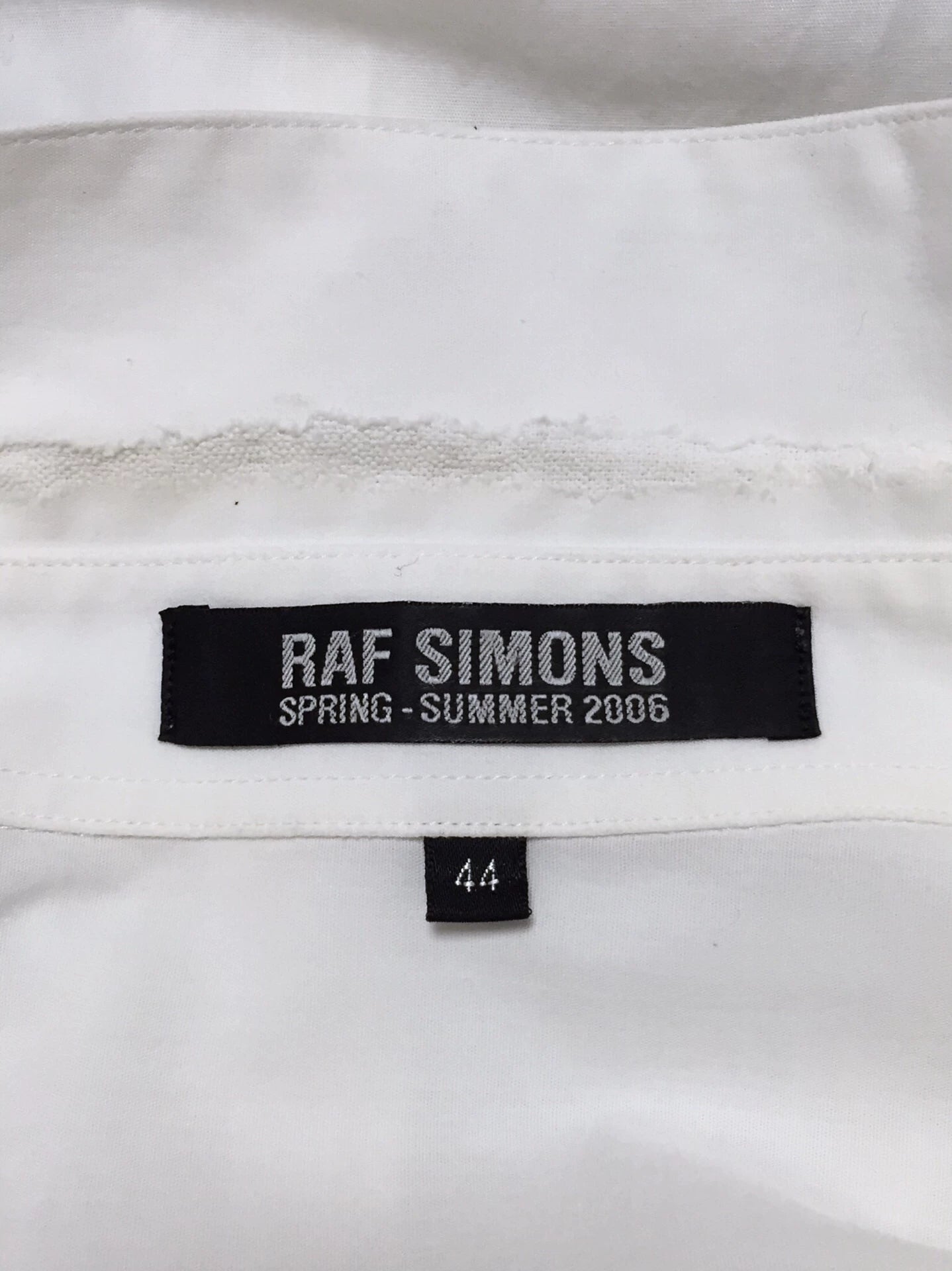 Raf Simons Archive Rare Runway White Shirt