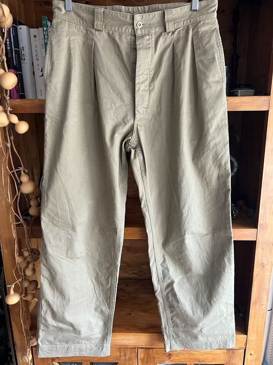 vintage khaki officer pants by Vontade