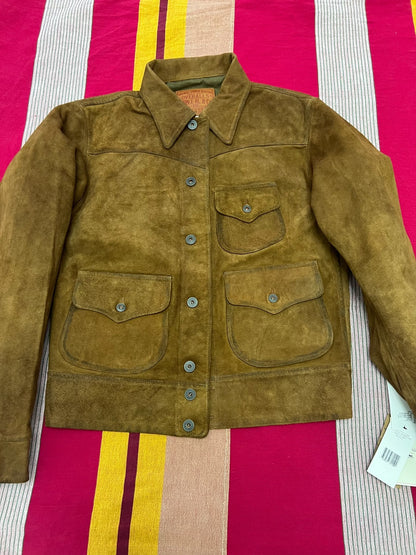 RRL Classic Suede Short Leather Jacket