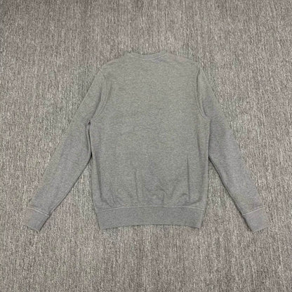 hermes gray crew neck sweatshirt medium