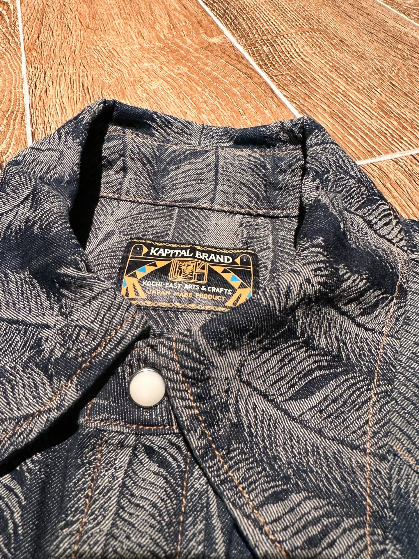 Kapital Feather Tassel Denim Shirt