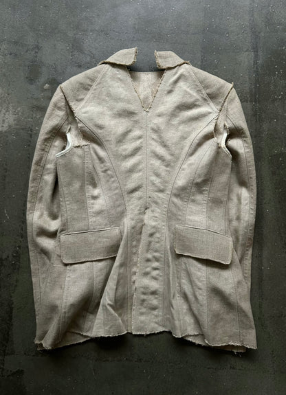 junya watanabe faux layered suit jacket