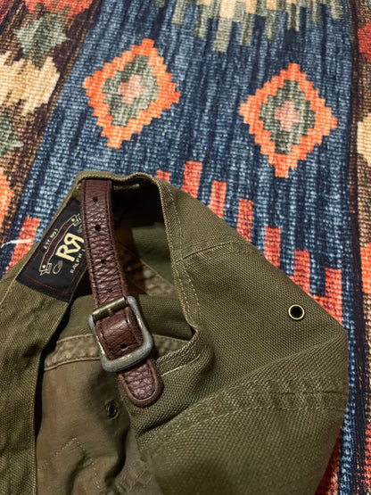RRL Khaki Green Baseball Cap