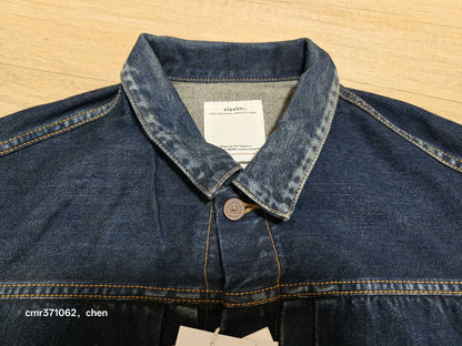VISVIM 101X JKT DMGD MUD OD
