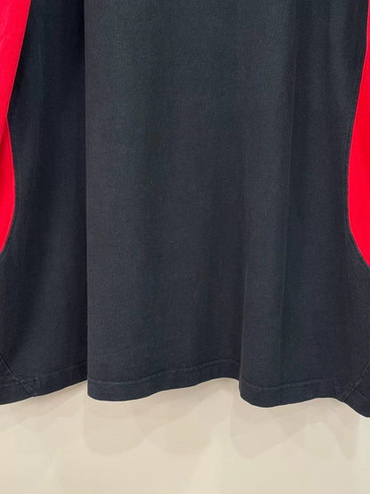 balenciaga adidas black and red short sleeve tee