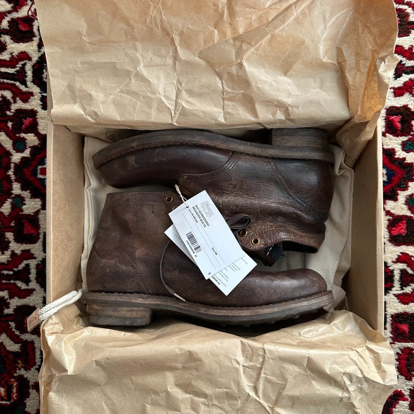 Visvim 24AW ICT Brigadier Boots M9