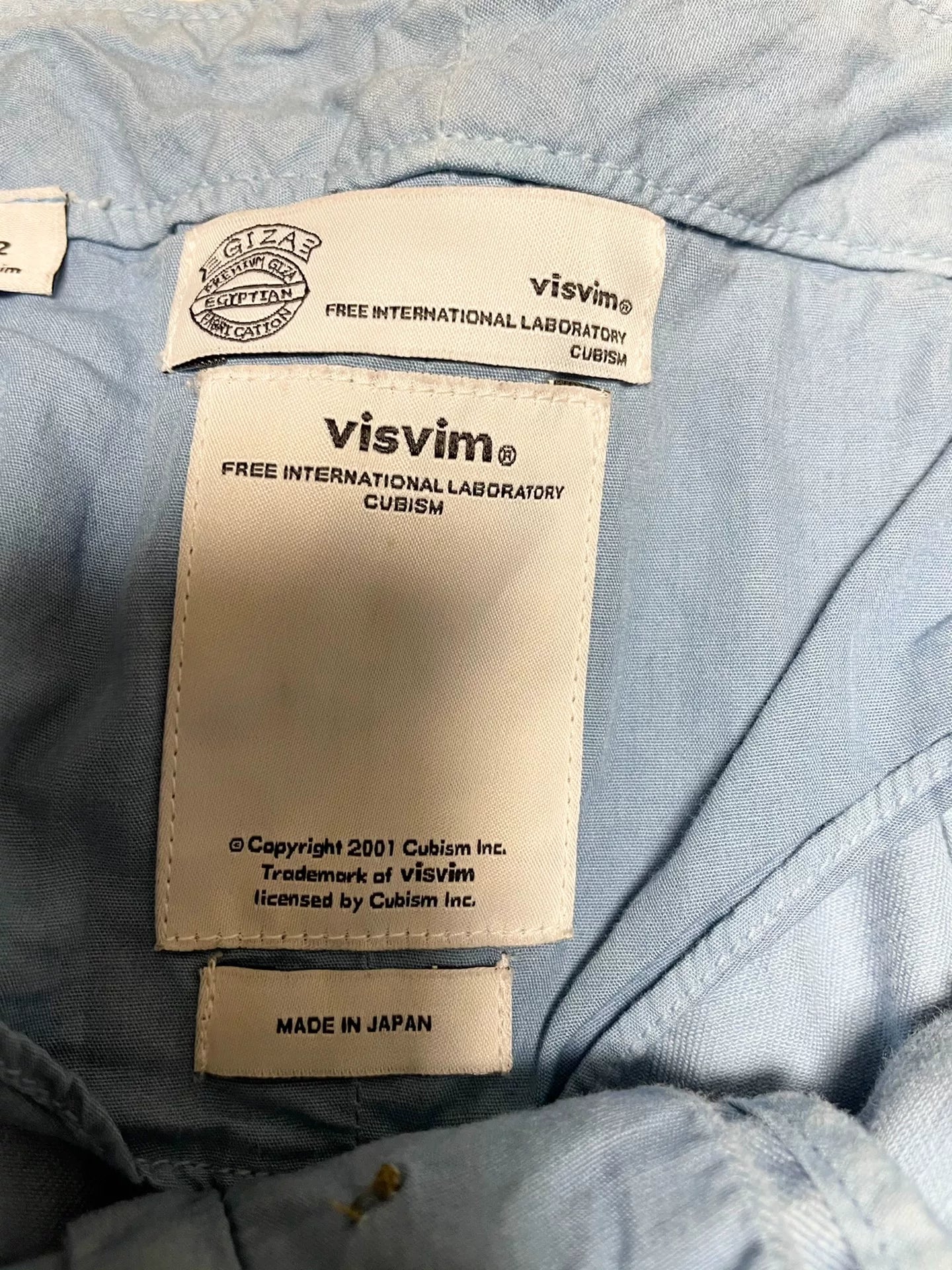 visvim high water natural dye casual pants