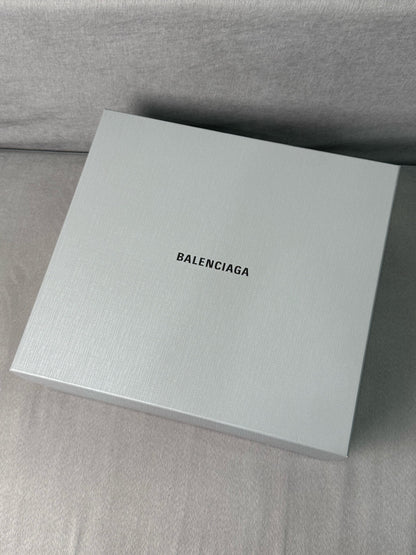 balenciaga strike vintage military boots black