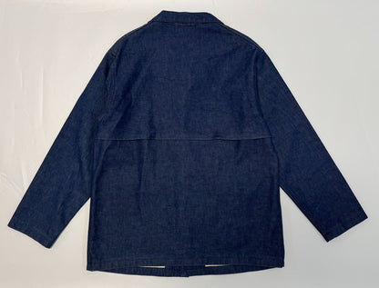 nanamica indigo oversized jacket