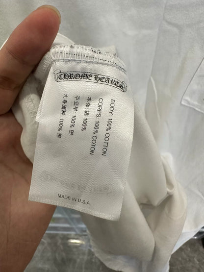 Chrome Hearts White Short-Sleeve Shirt
