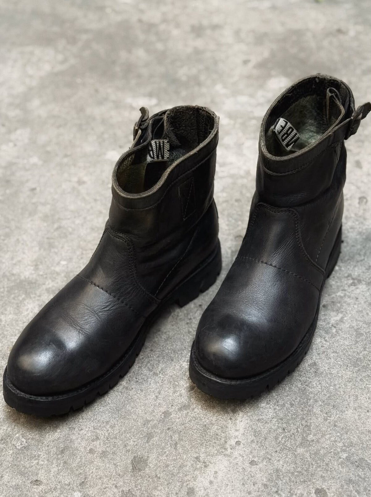 Vintage Dirk Bikkembergs 2000s Leather Trainer
