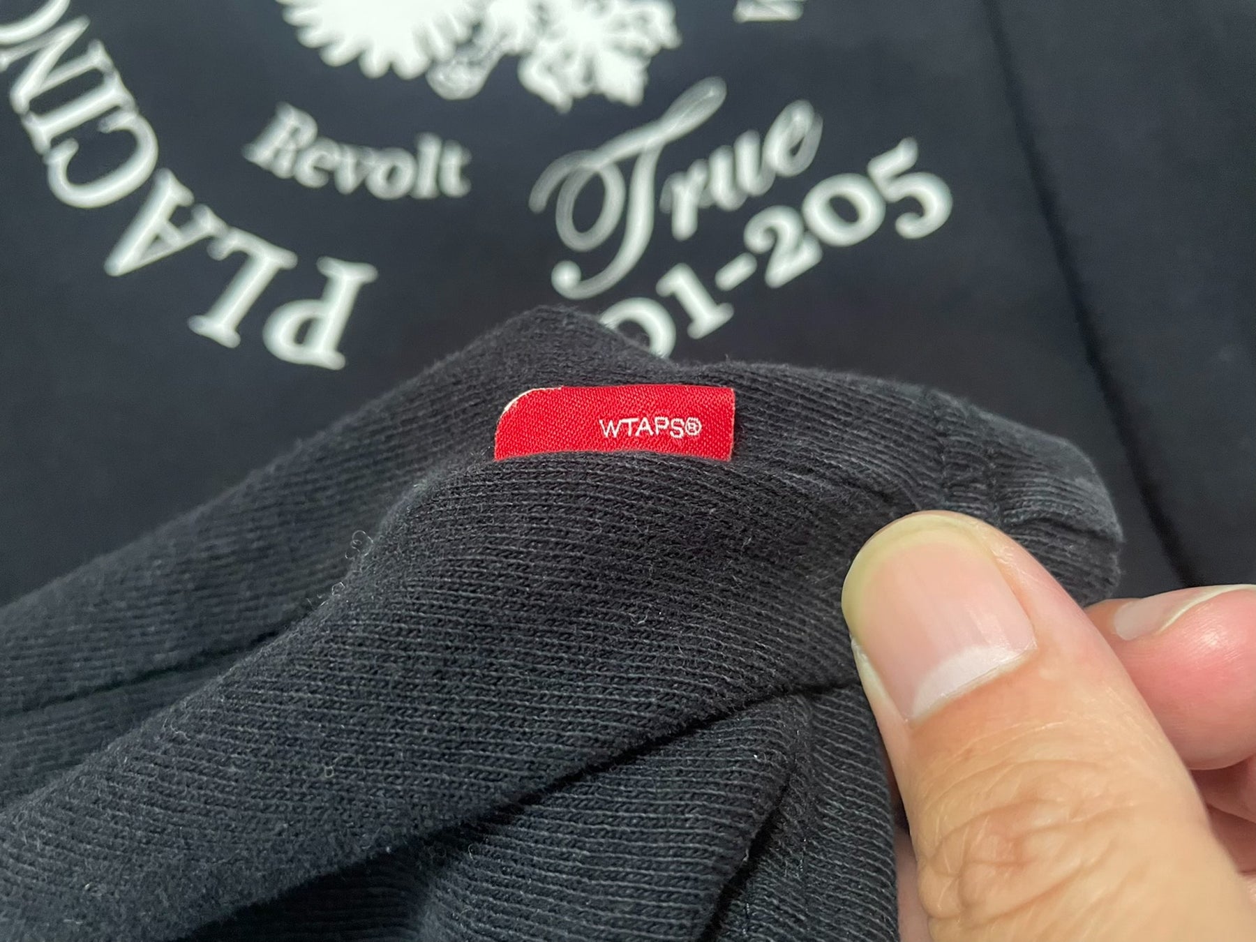 Wtaps 171ATDT-CSM07 Design LS Black Pullover