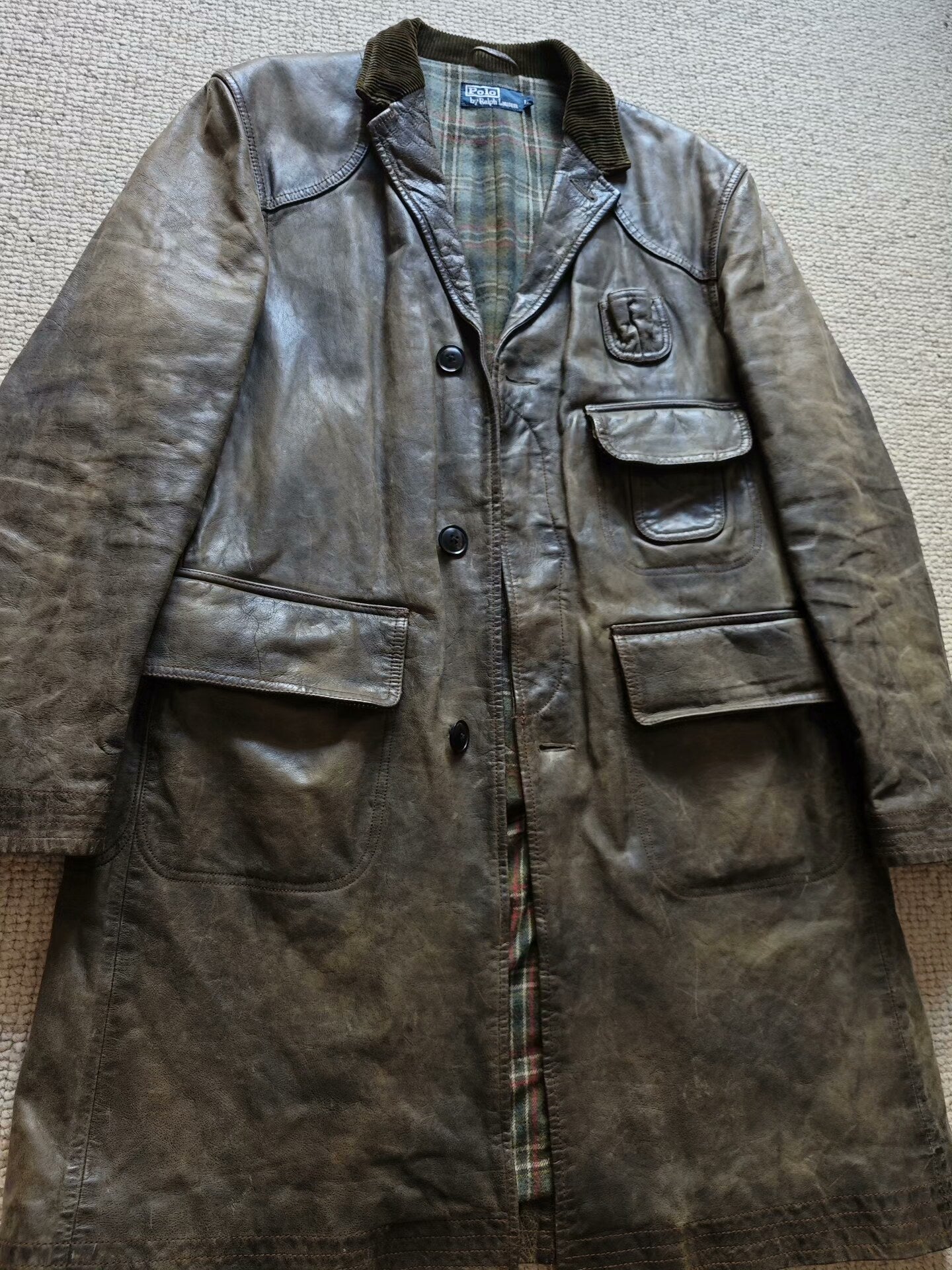 Polo Ralph Lauren Leather Coat