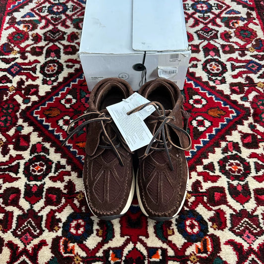 visvim FBT suede fringe boots size 8