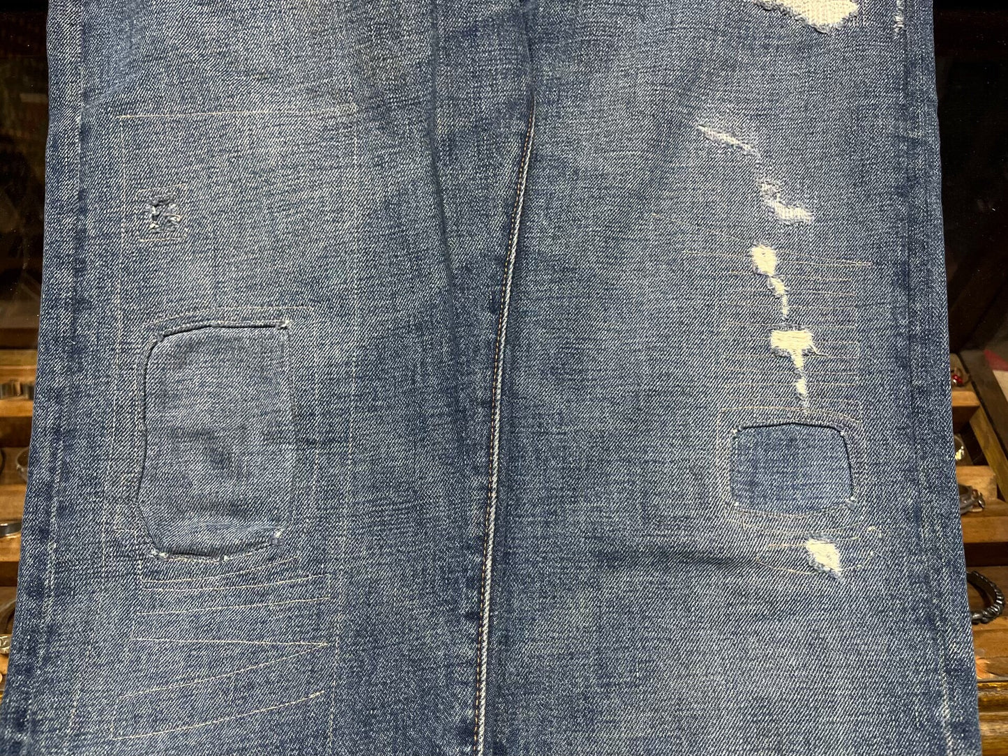 distressed rrl jeans by ralph lauren