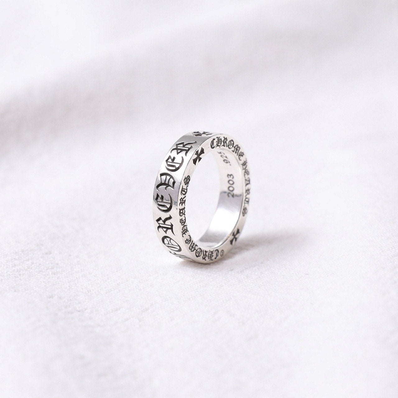 Chrome Hearts 925 Silver Forever Ring