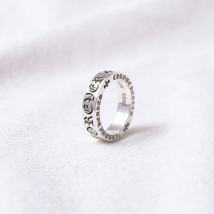 Chrome Hearts 925 Silver Forever Ring