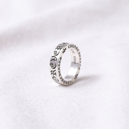Chrome Hearts 925 Silver Forever Ring