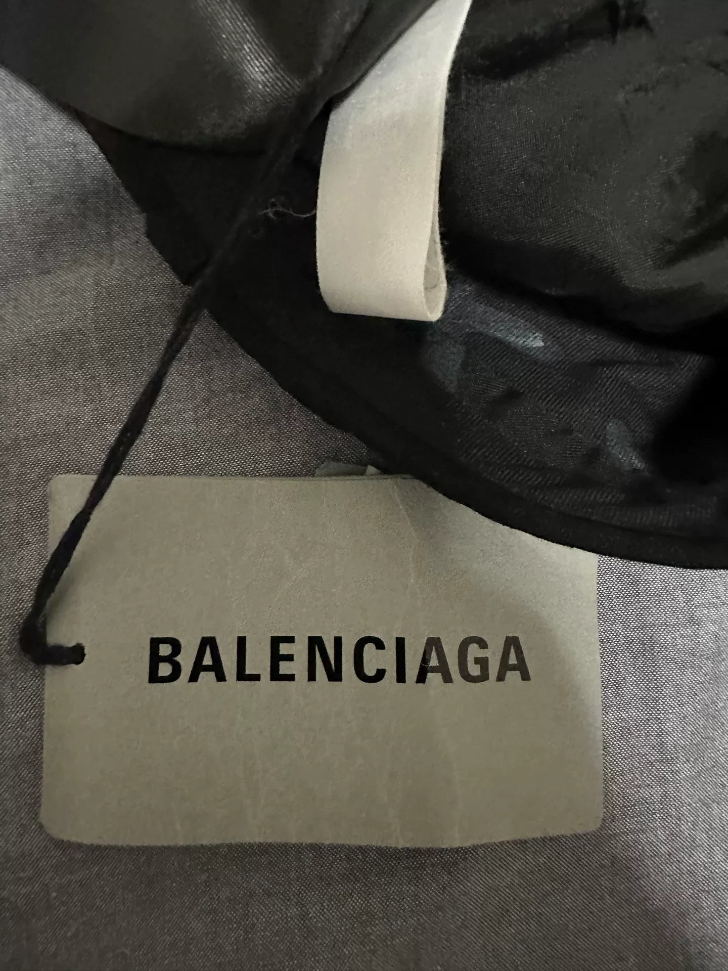 balenciaga black graffiti baggy trousers