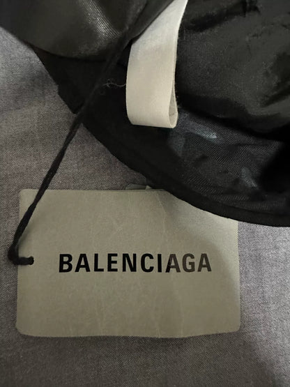 balenciaga black graffiti baggy trousers