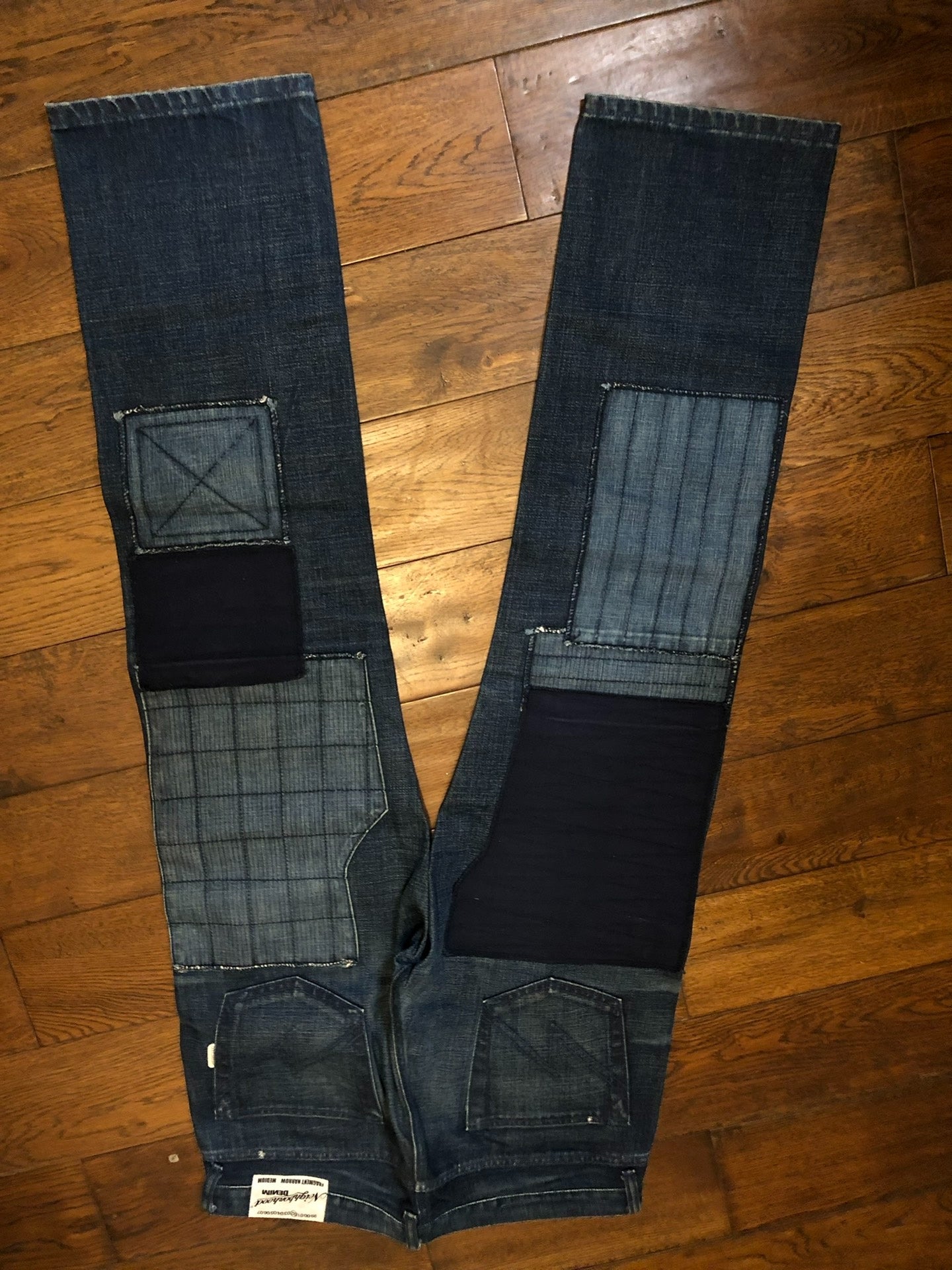 NEIGHBORHOOD Vintage Patchwork Denim Jeans