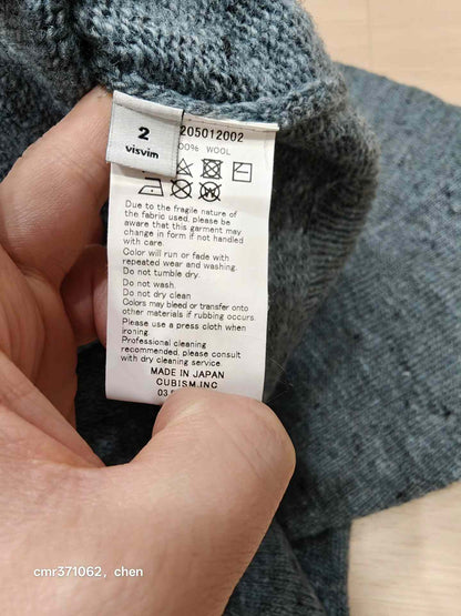 visvim 17AW COLLEGE KNIT L/S