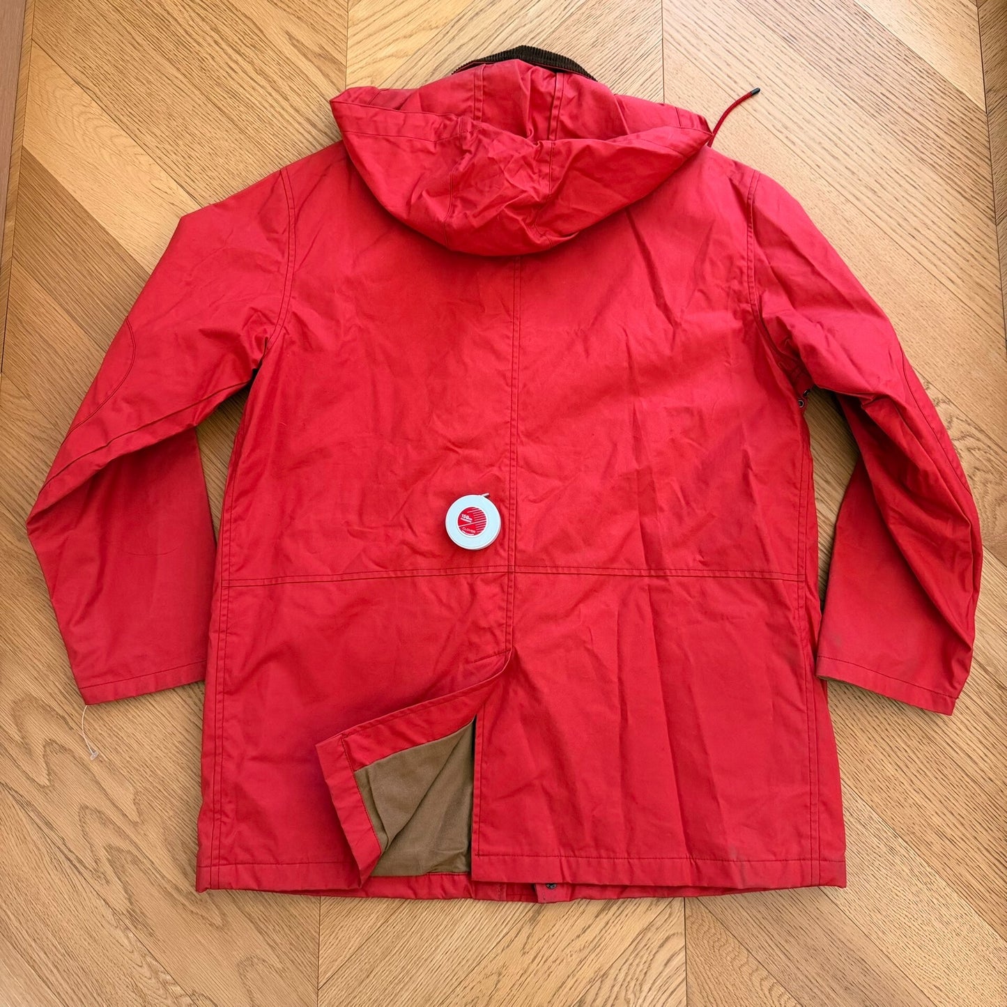 Vintage Heavy Waxed Outdoor Hooded Jacket