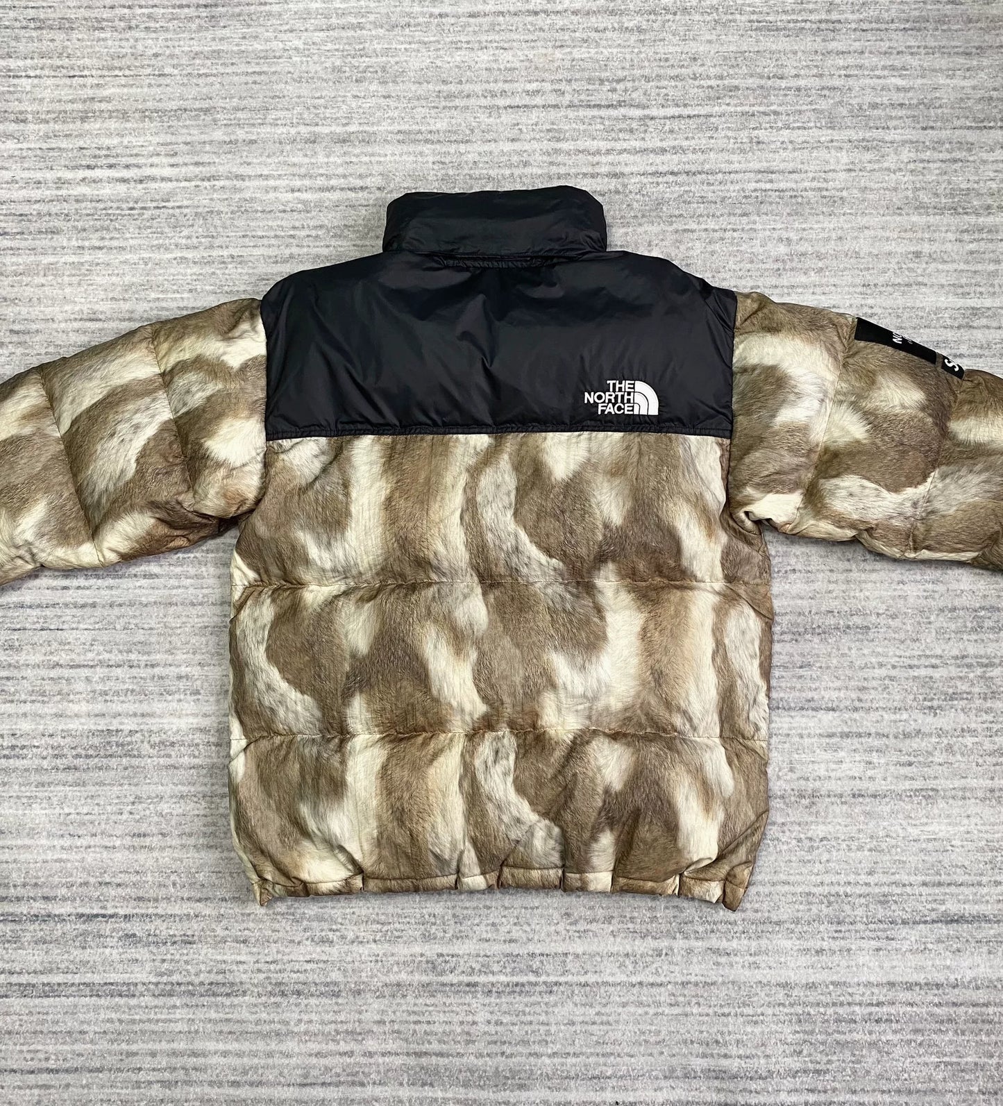 supreme tnff fur down jacket coat