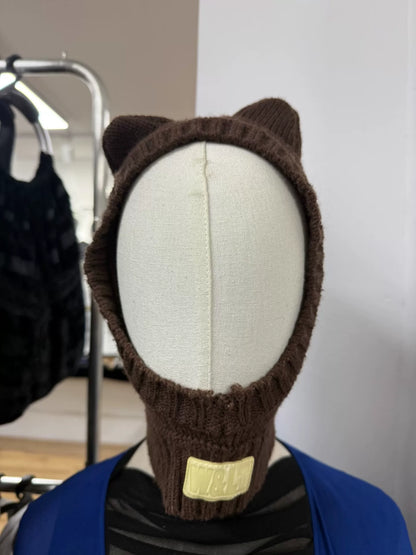 walter van beirendonck bear knit cap